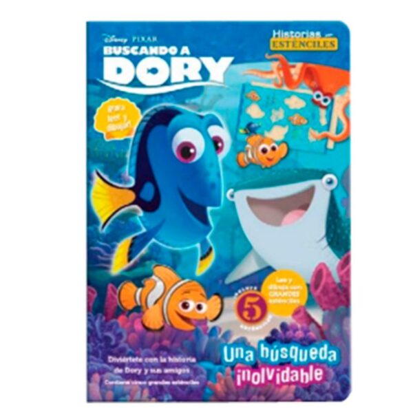 Libro Buscando a Dory: Historias con esténciles