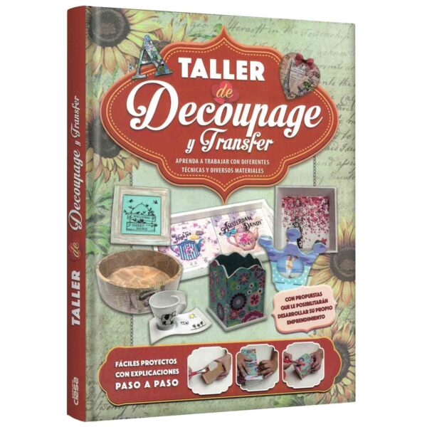 Libro Taller de Decoupage y Transfer