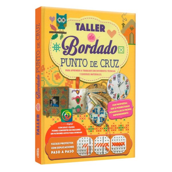 Libro Taller de Bordado Punto de Cruz