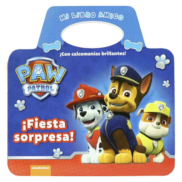 Libro Maletín Paw Patrol ¡Fiesta sorpresa!