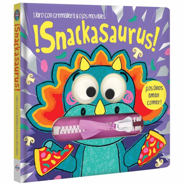 ¡Snackasaurus! Con Cremallera y Ojos Movibles