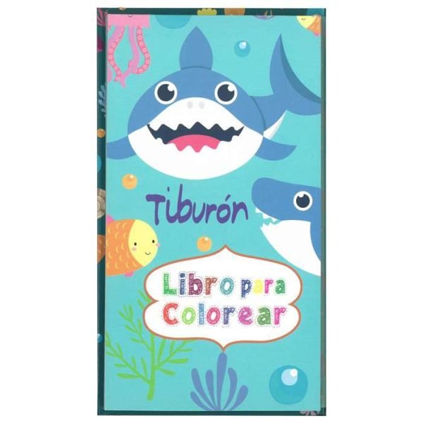 Libro para Colorear Tiburones - Imagen 2