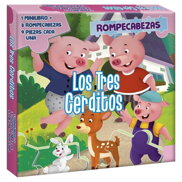 Libro Los Tres Cerditos - Rompecabezas