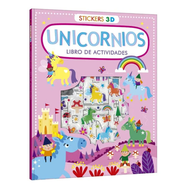 Unicornios Libro de Actividades - Stickers 3D